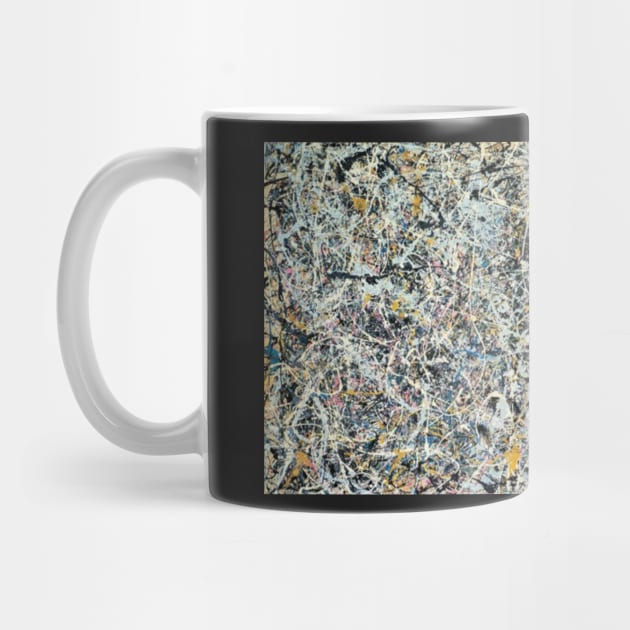 Jackson pollock abstract colorful by Linnystore